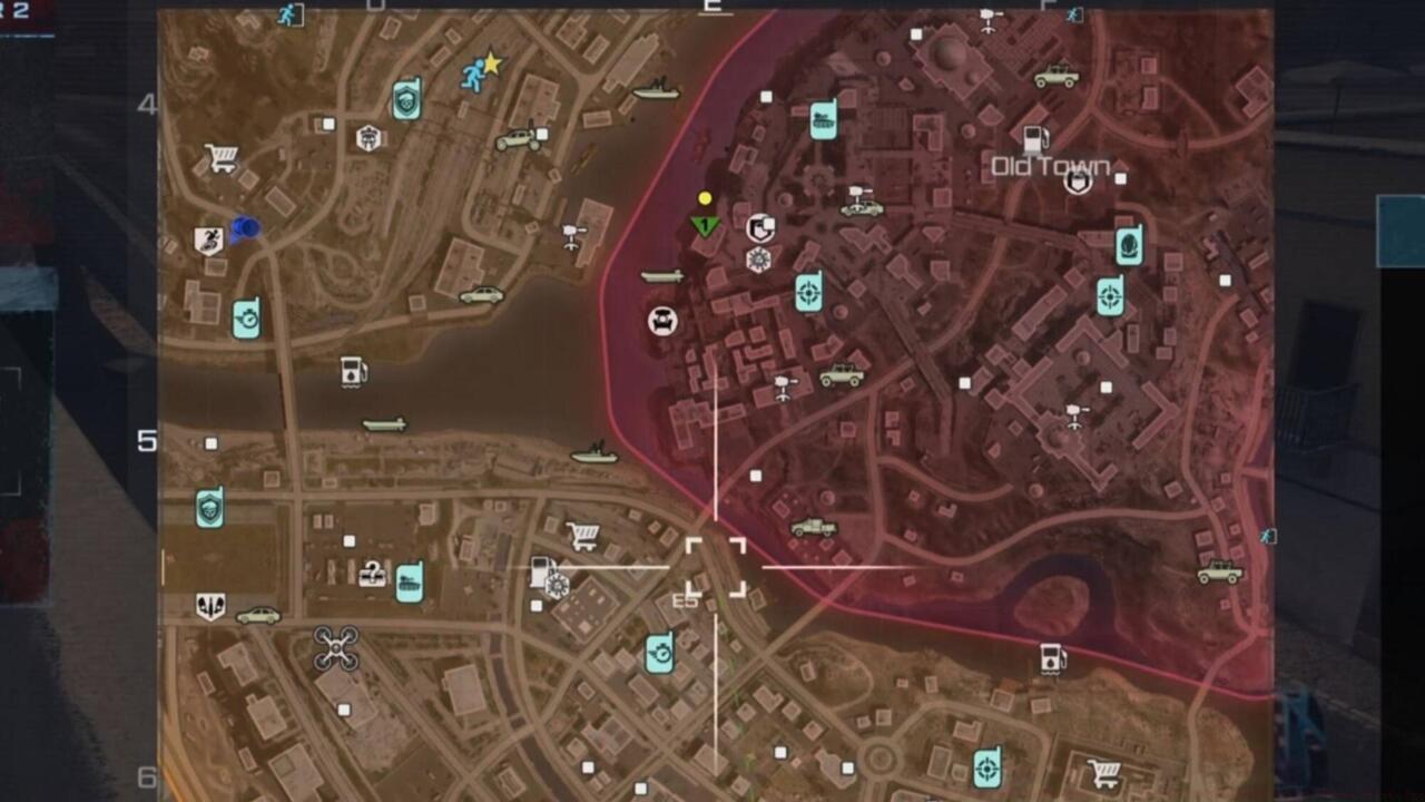 Green ping shows the exact location for the grave