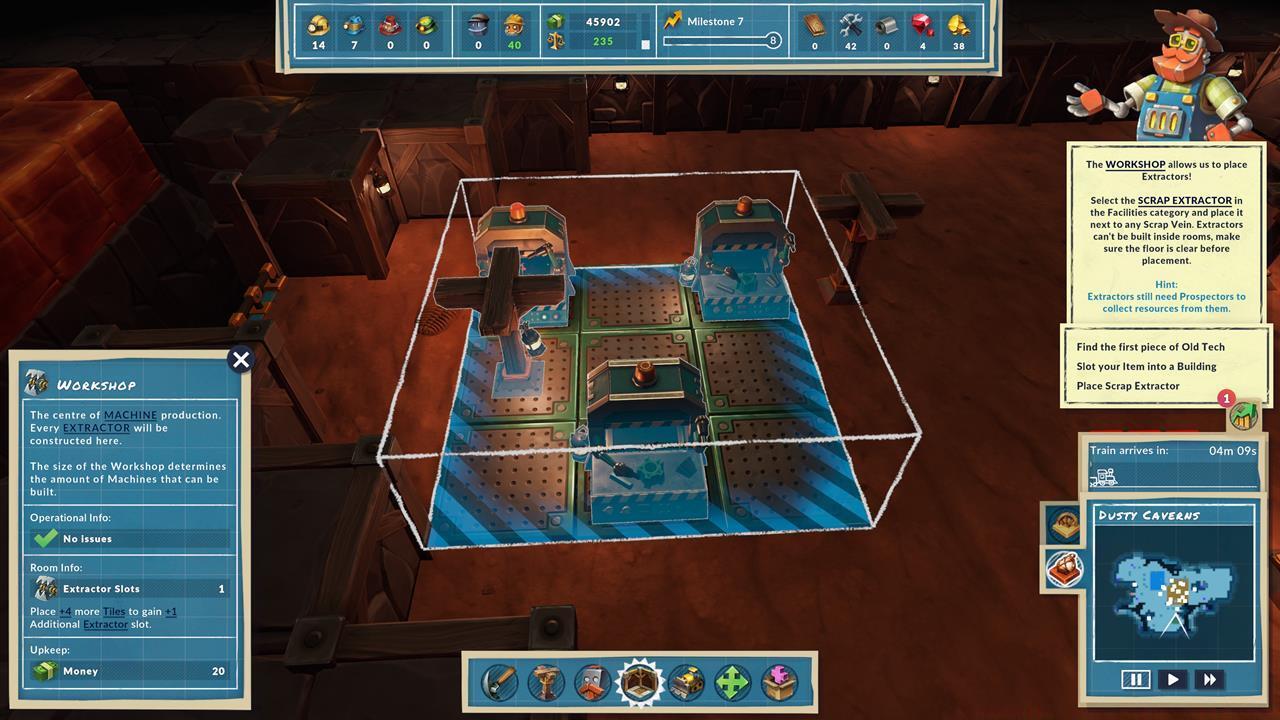 Look at the number of Extractor slots when plopping down Workshop tiles.