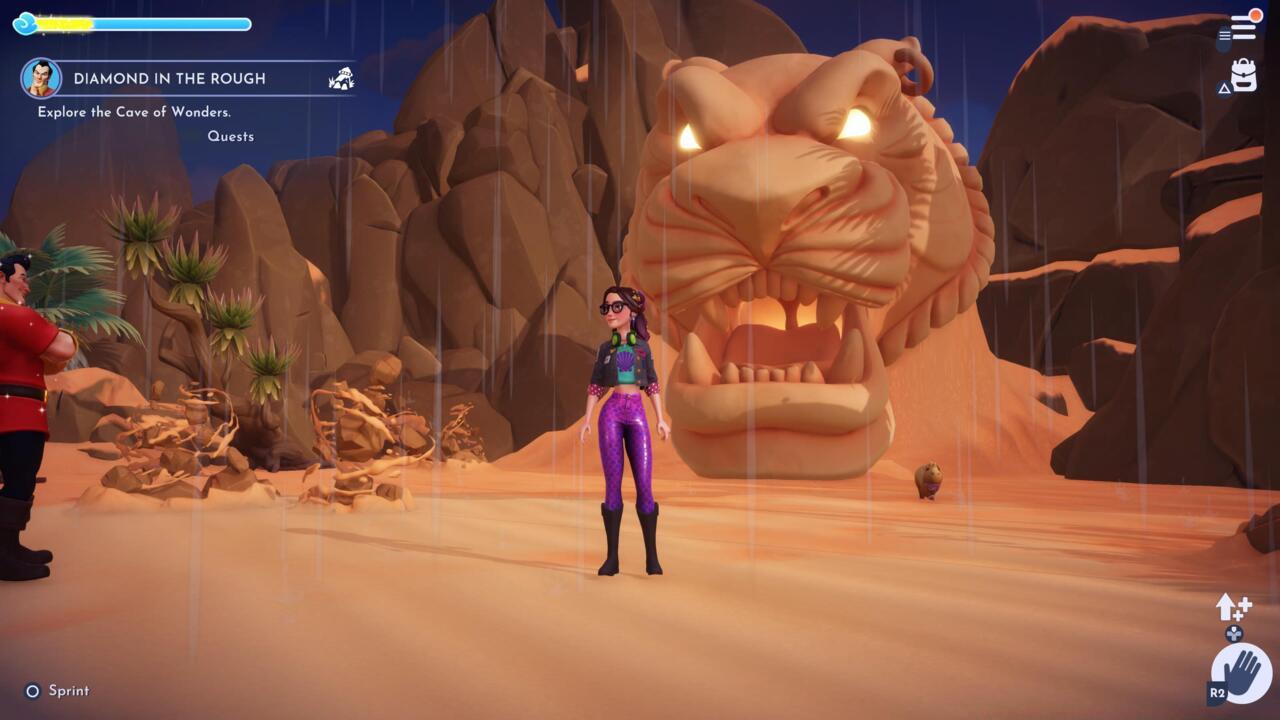 The Cave of Wonders entrance