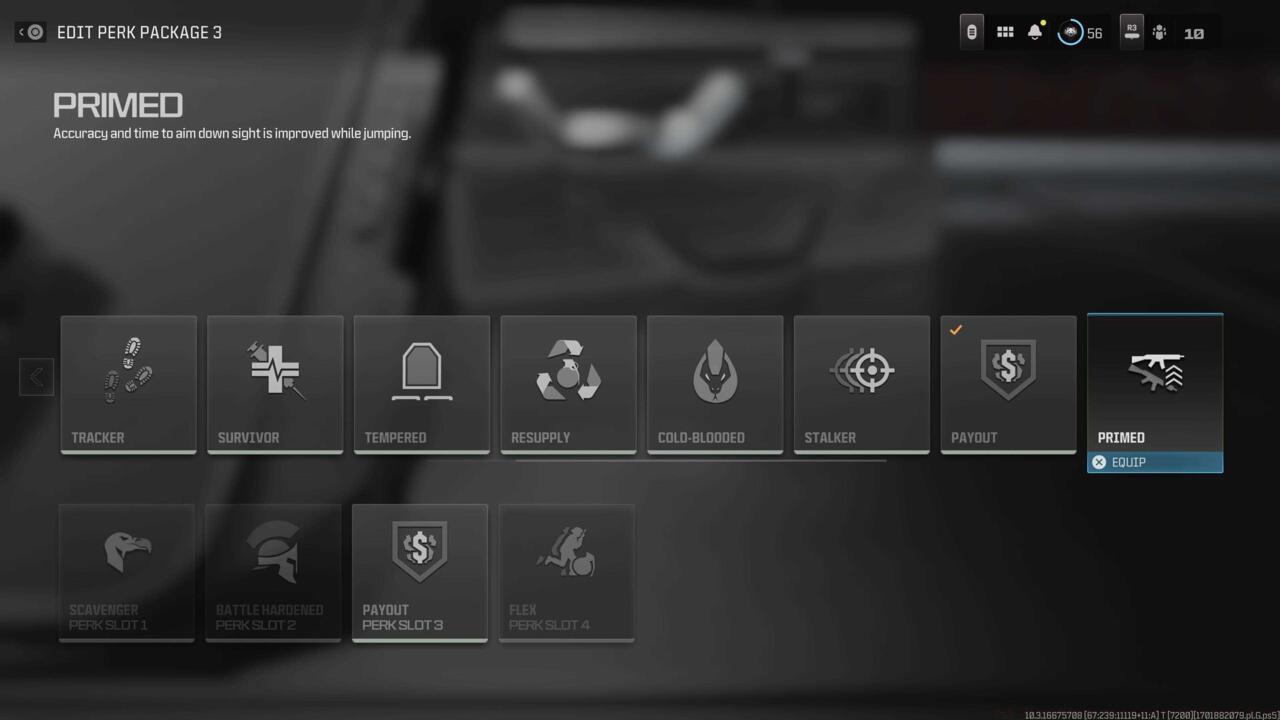 Perk package 3 - New Primed perk