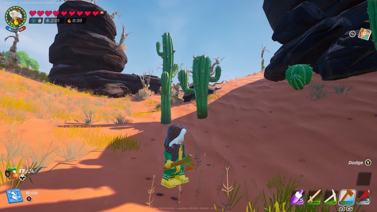 Flexwood can be harvested from cactus in the dry valley.