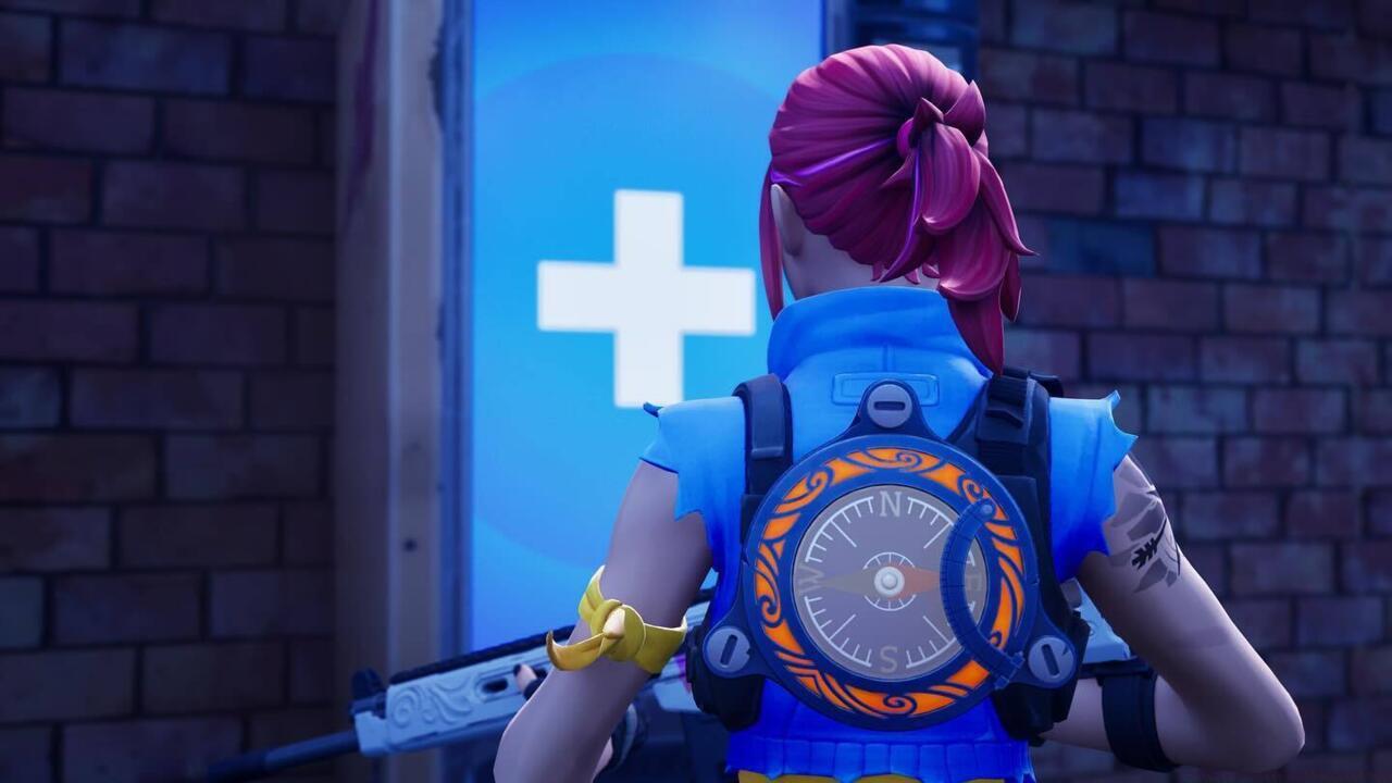 You can heal at Mending Machines while downed