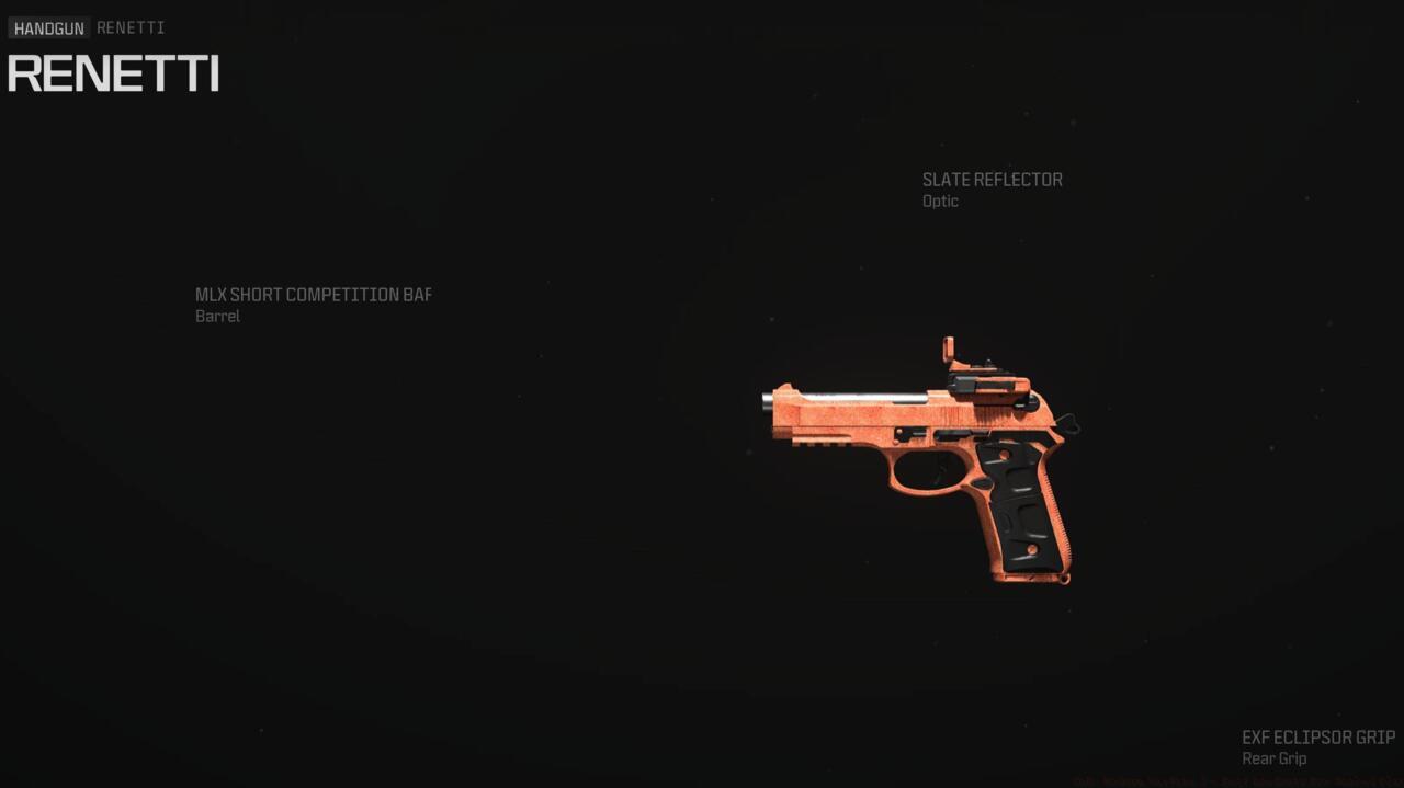 Renetti Ranked Play loadout