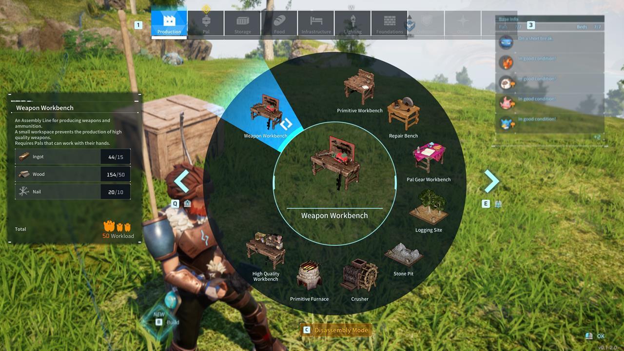 Choose the blueprint that uses certain materials that you want to duplicate.