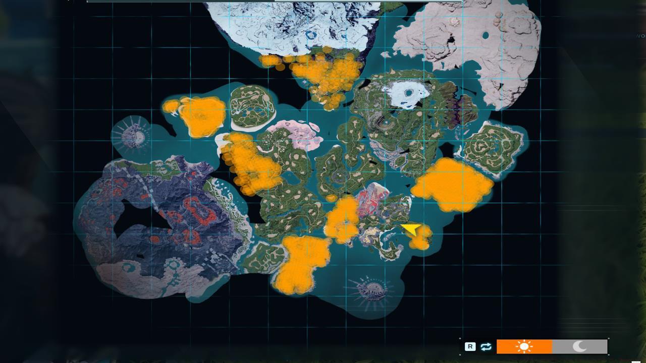 The Mammorest spawns in several areas.