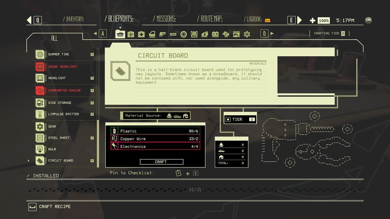 Craft a Circuit Board once you have the required resources.
