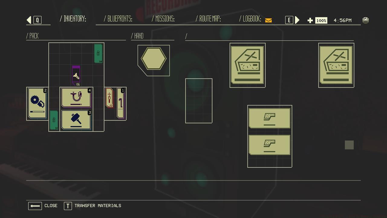 The Matter Regenerator repairs parts while you're out on another trek.