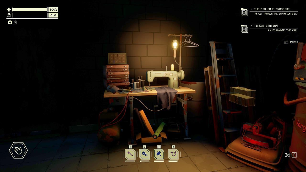 The Outfit Station lets you craft backpack upgrades and resistance gear.