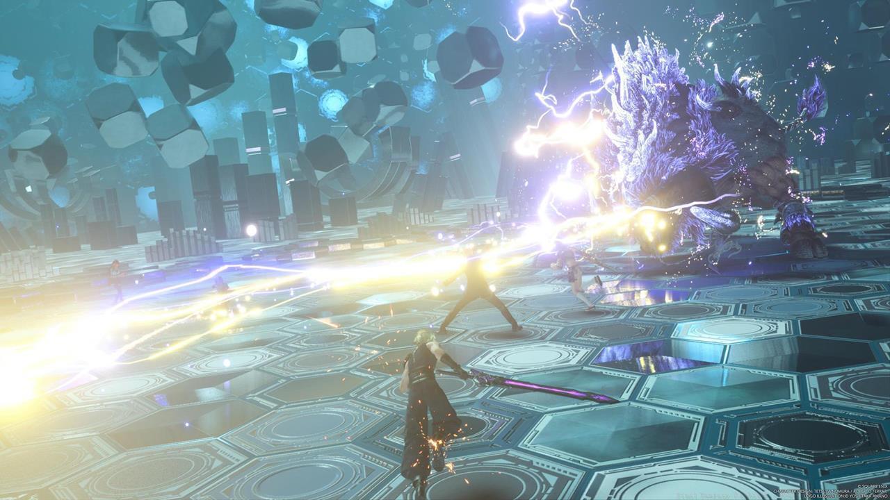 Kujata blasts Elena with the Crackling Horn.