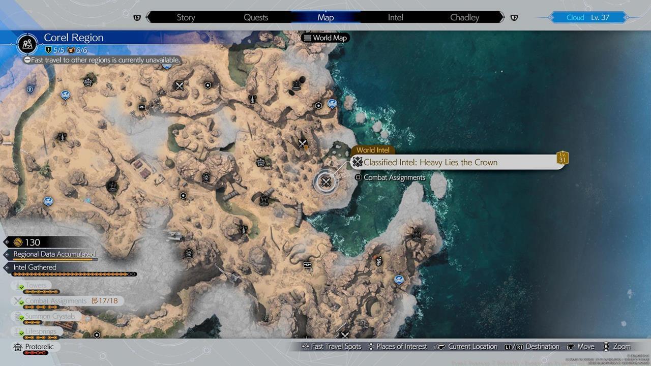 Corel Classified Intel: Heavy Lies the Crown - Tonberry King