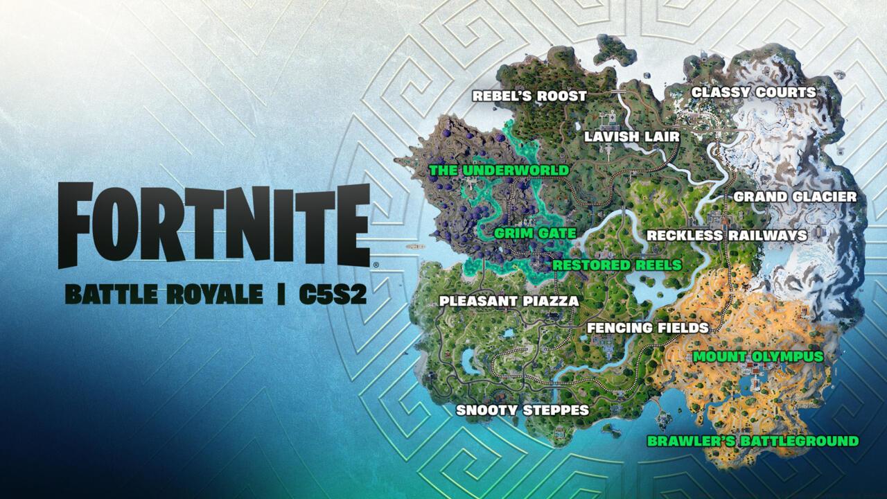 Fortnite Chapter 5 Season 2 map