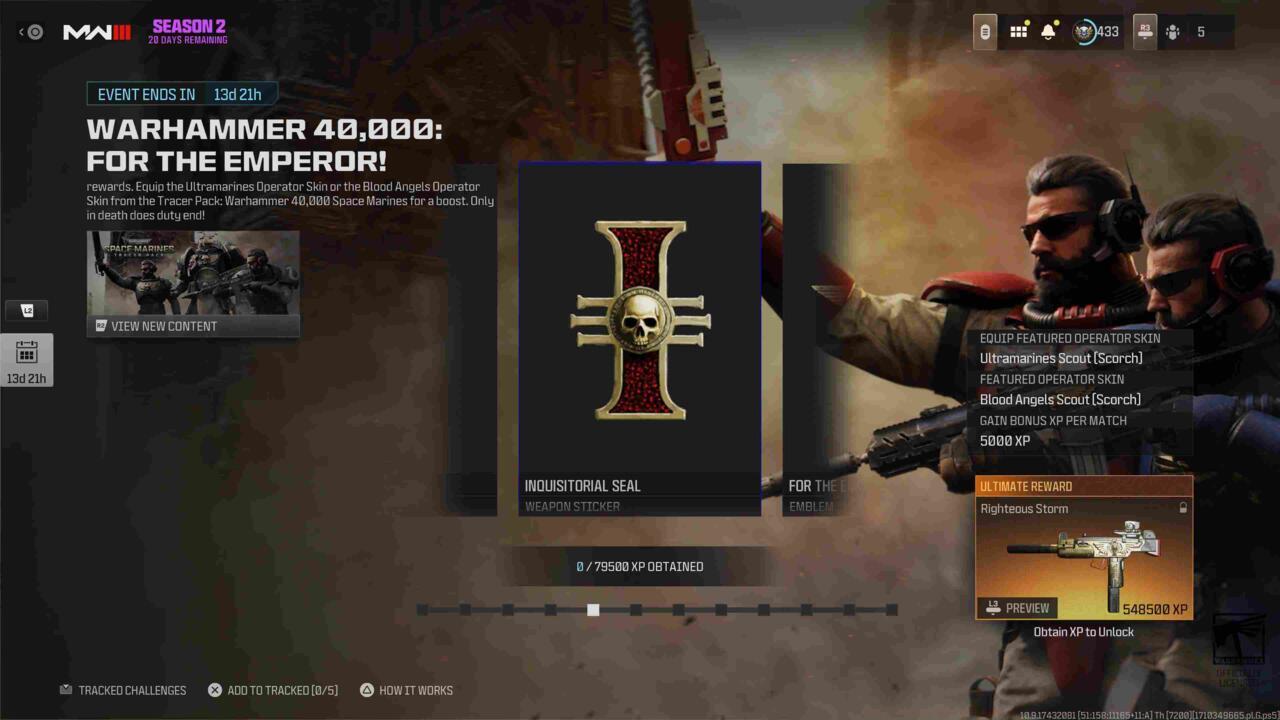 Inquisitorial Seal weapon sticker design