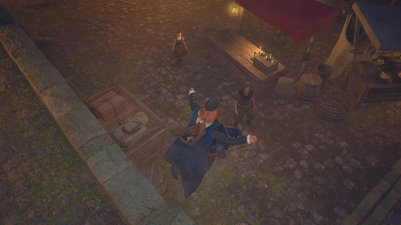 Approaching this fella causes him to run away, so you'll have to give chase.