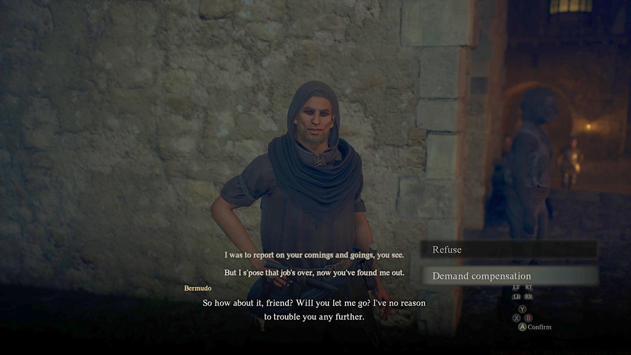 It's up to you to decide Bermudo's fate.