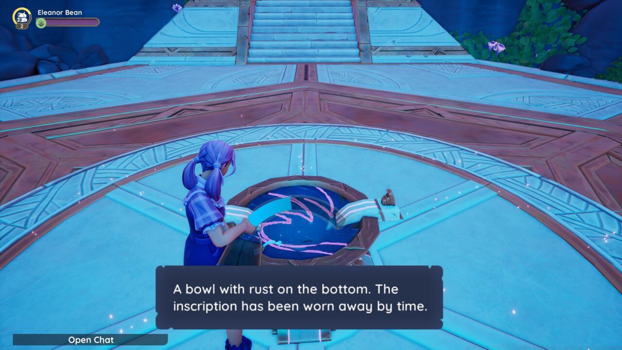 Fill the bowl with water and your passageway will open.