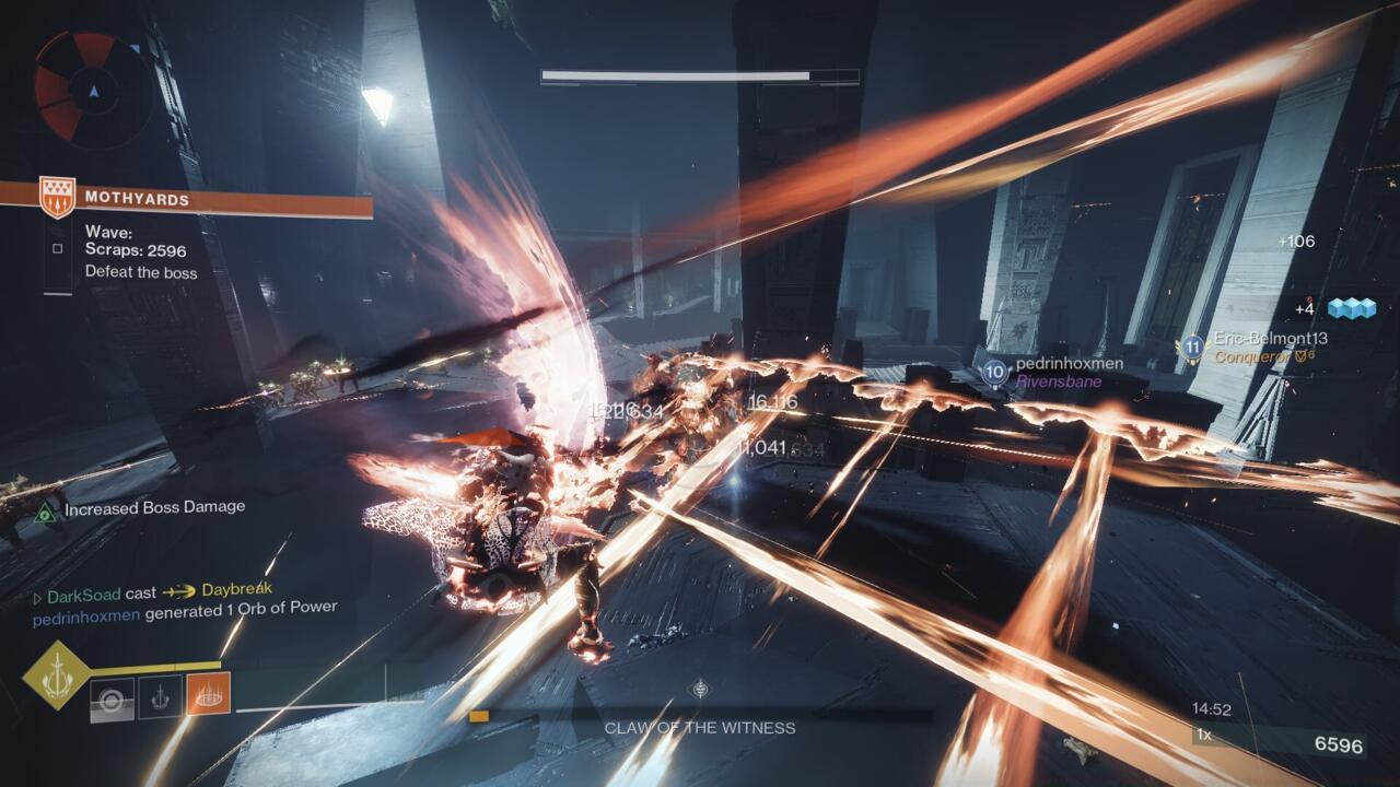 The more enemies you defeat, the more scraps you'll get.