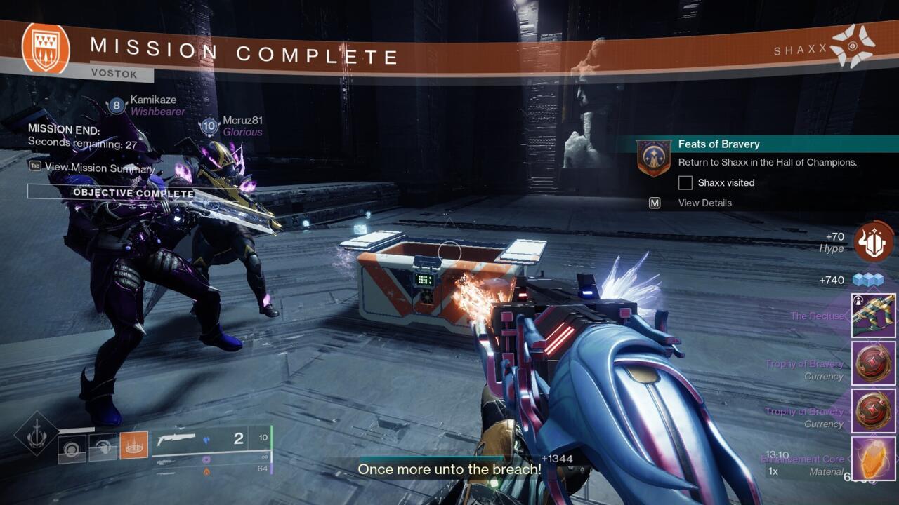 Onslaught is a great activity to get Trophies of Bravery.