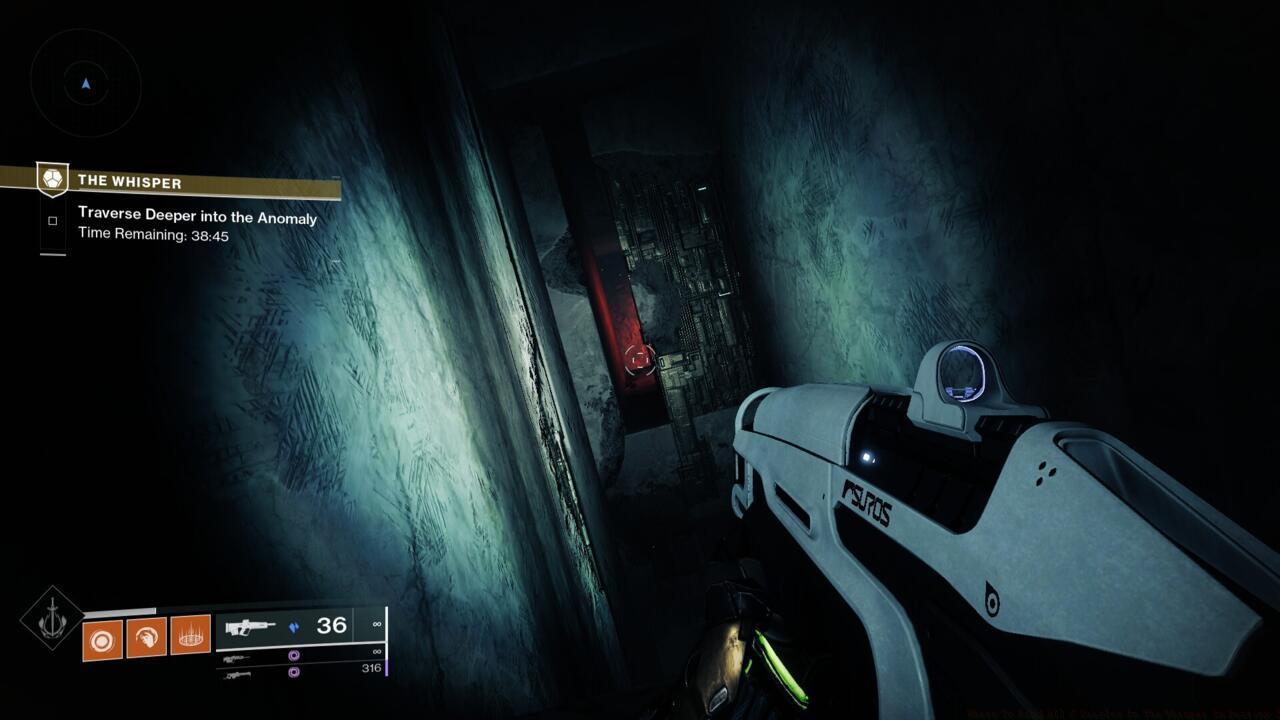 Once you see the new objective, you're about to enter the area for the oracle.