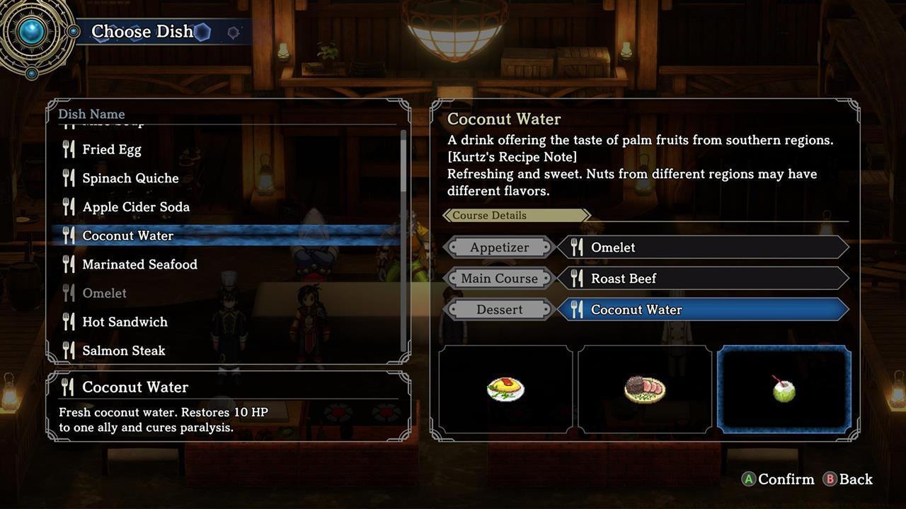 Cooking competition: Choosing your three dishes