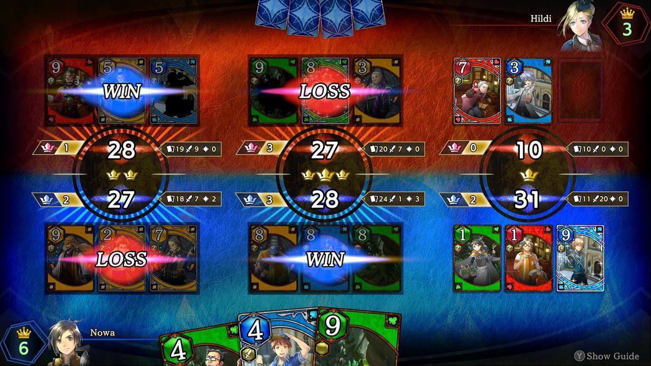 Additional tips when facing other characters