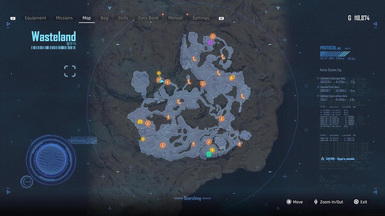 Fast travel in semi-open-world areas or in Xion