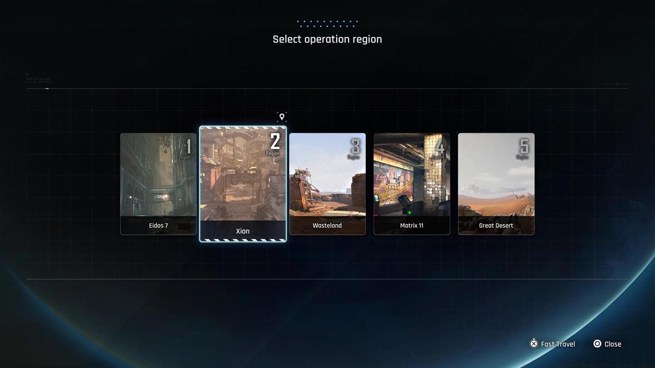 Fast travel via the Tetrapod dropship