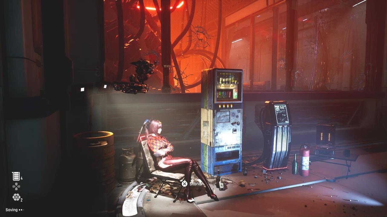 Rest at a camp to replenish supplies