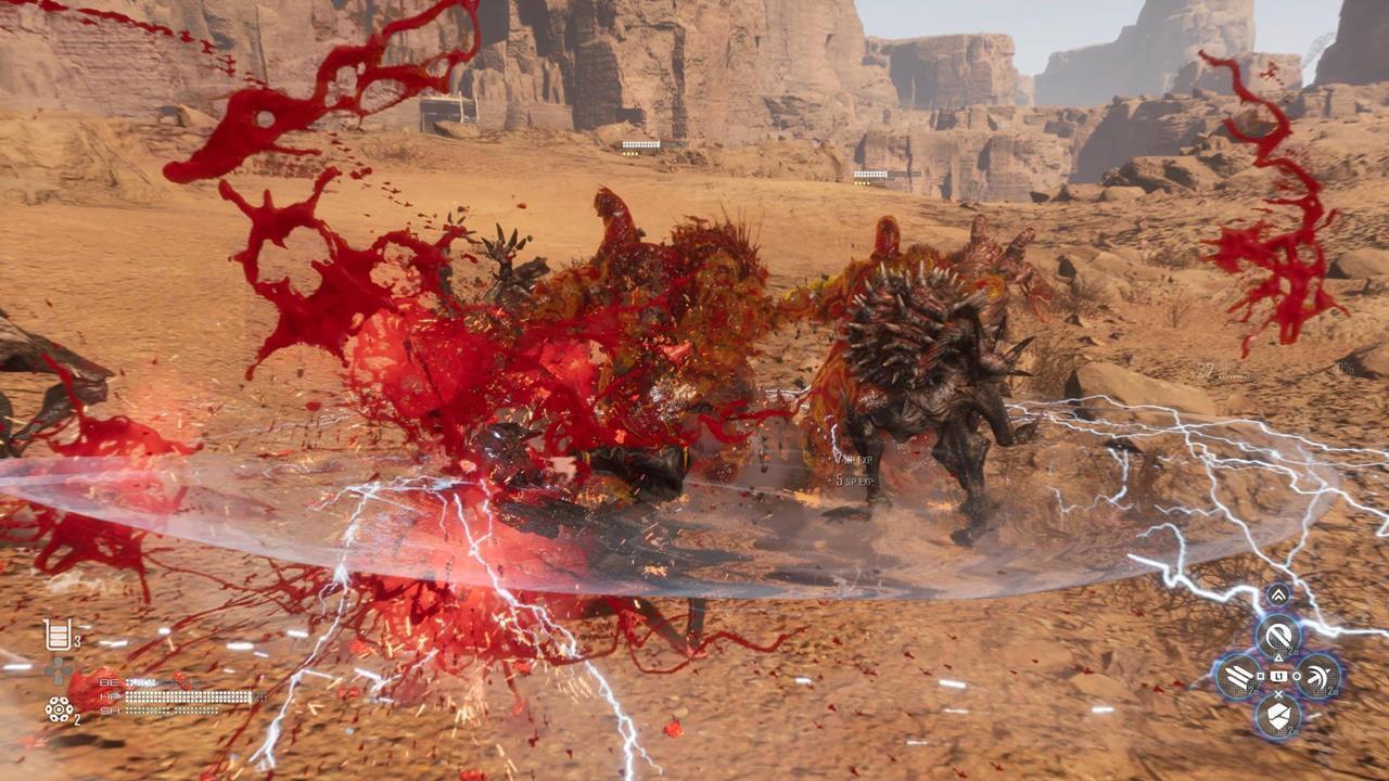 Annihilate foes with combos and skills, but be mindful of your energy consumption