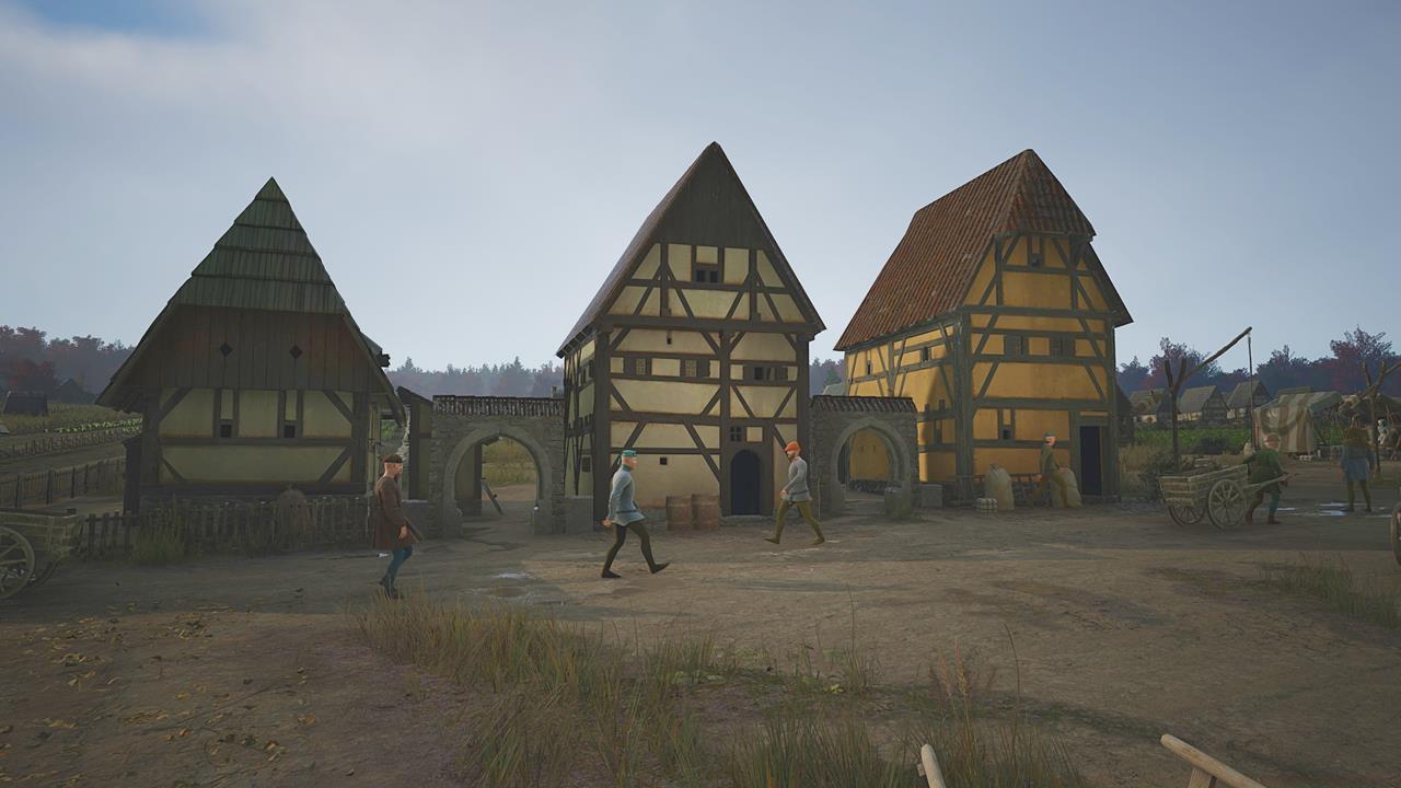 Upgrade houses to unlock new backyard extensions, which then lead to additional functions or resources.