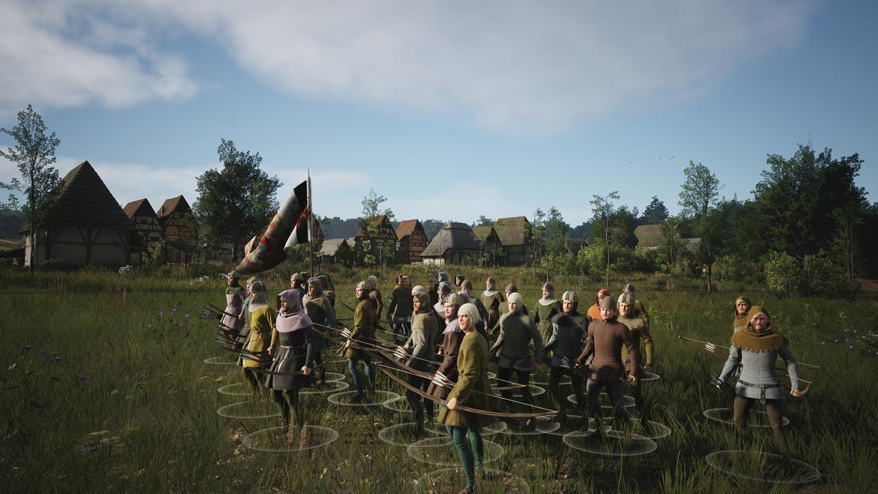 Your militia is a ramshackle group of armed villagers.