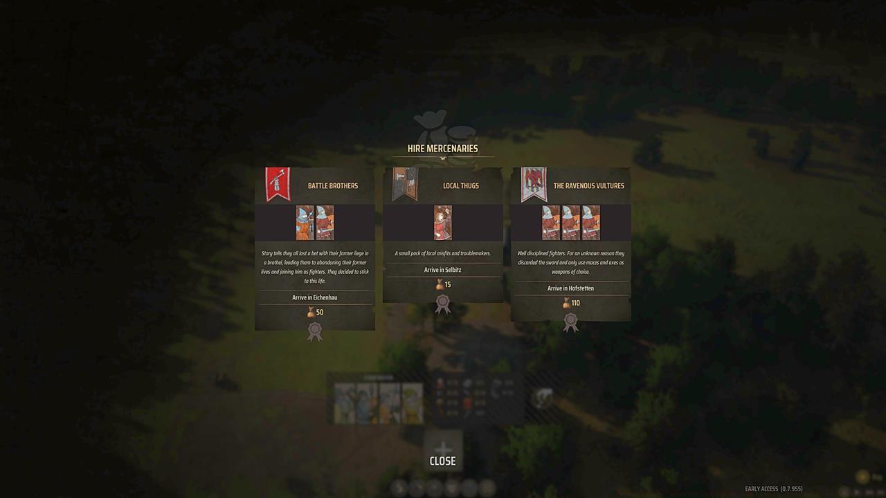 Mercenaries offer a full squad, but you need to pay them monthly.