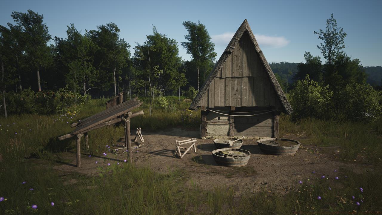 Leather materials from the Tannery are eventually used to craft shoes.