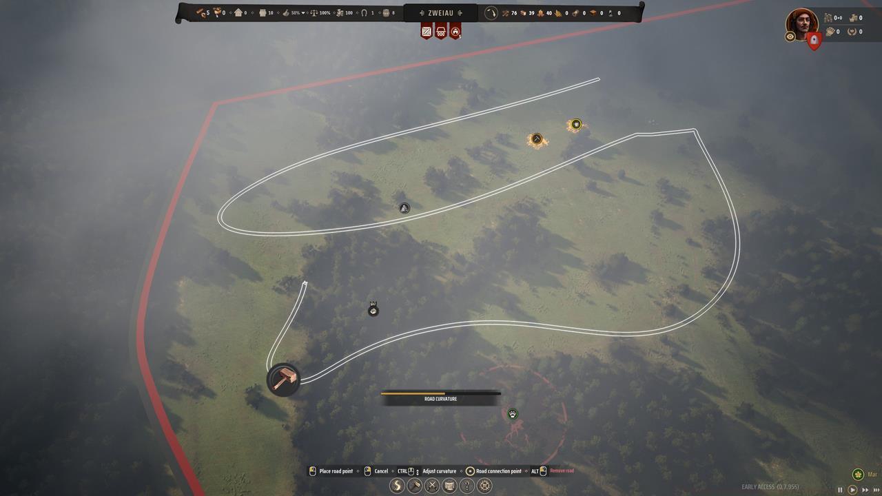 Establish a road network