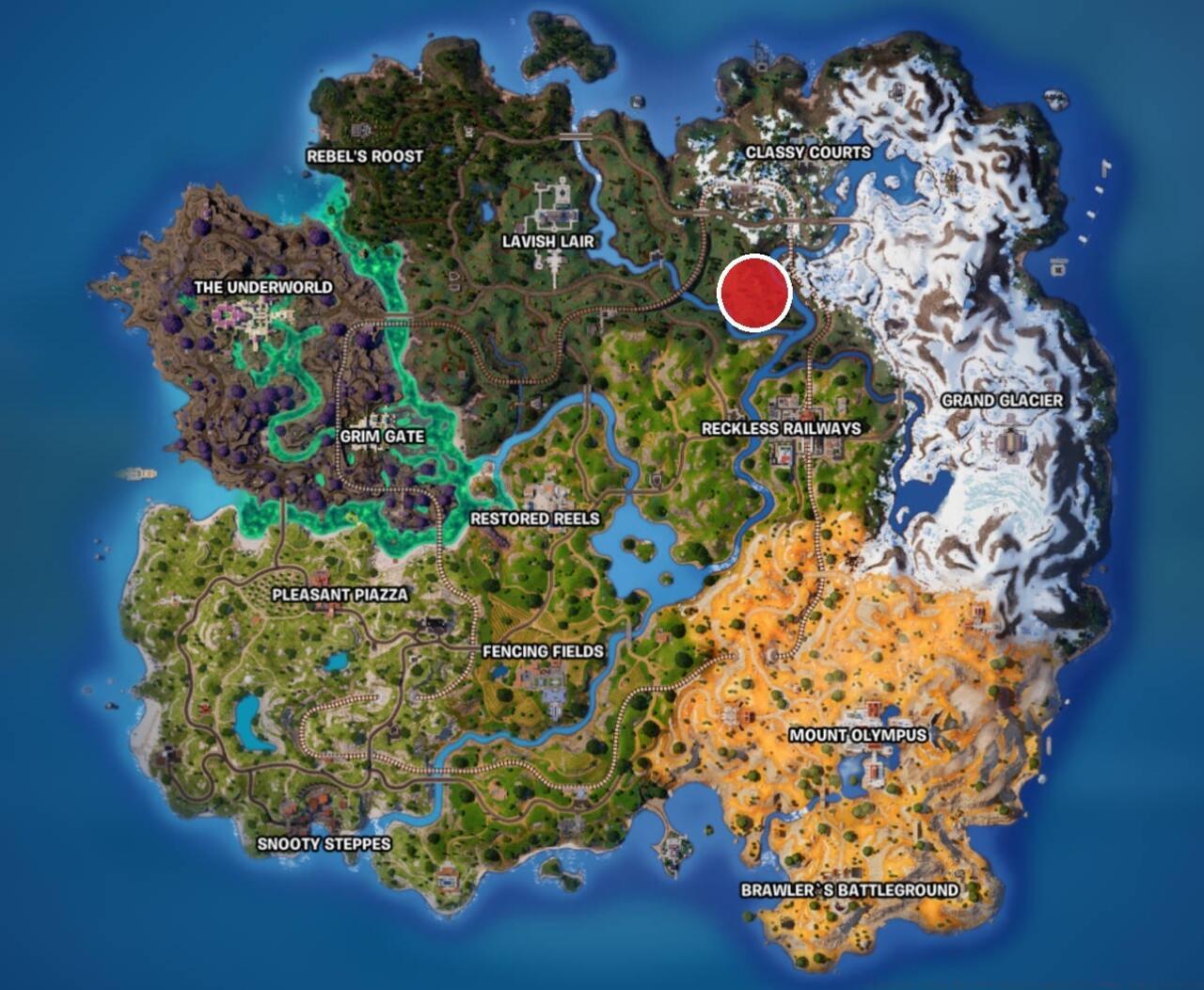 Near the snow where people bury yummy bones solution