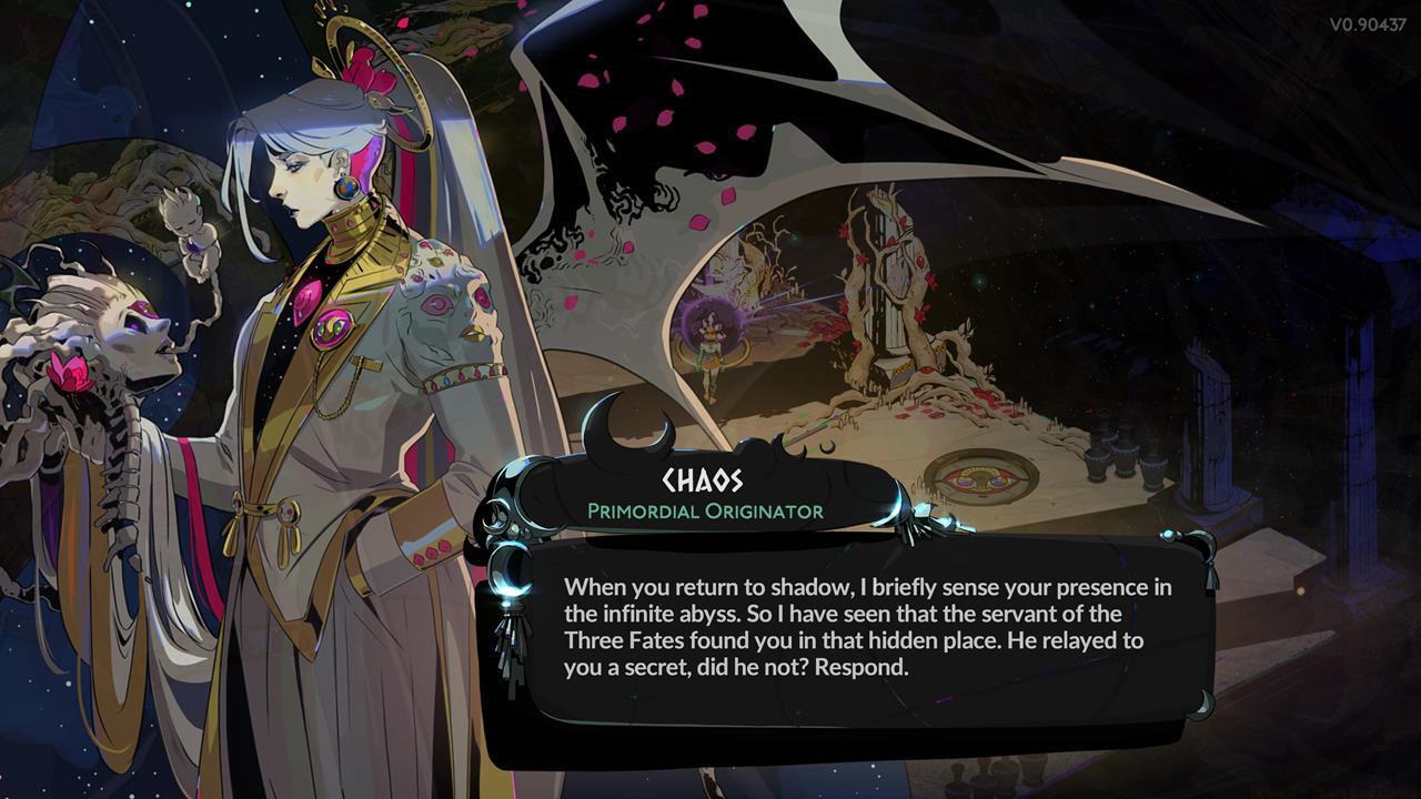 Acquire the Transcendent Embryo by giving a gift to Primordial Chaos.