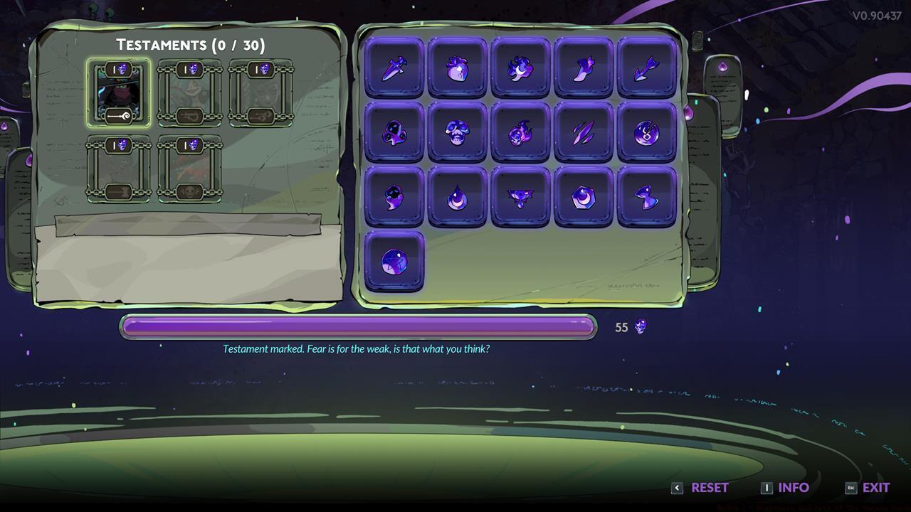 The Testaments of Night system