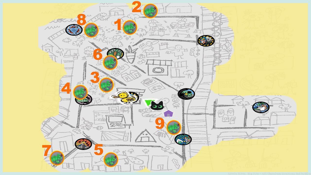 Chameleon locations map