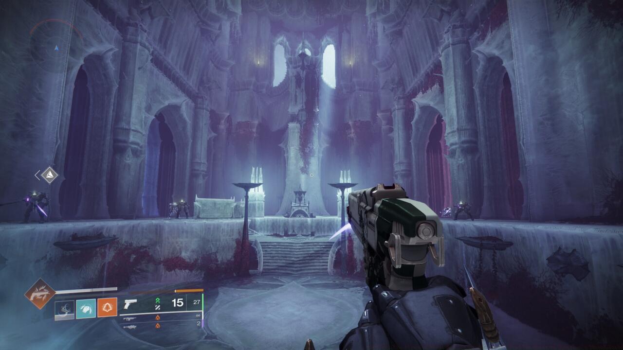 If you wind up here, you have gone too far. The easiest way to correct the mistake is to transmat back to the Quagmire and ride back to the Court of Thorns.