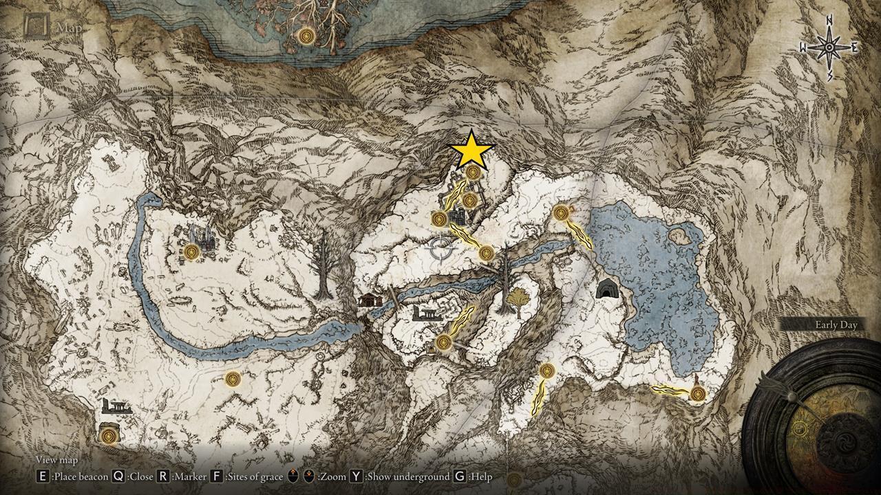 Haligtree Secret Medallion (Left) map