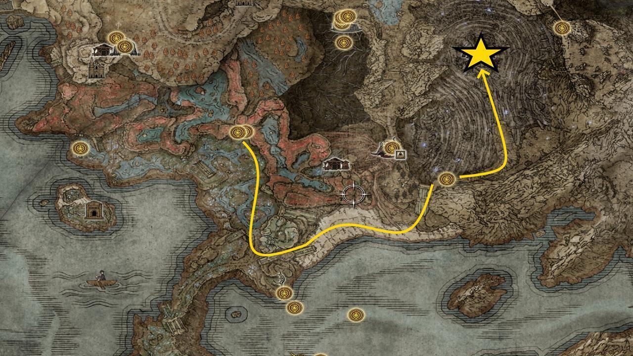 Map: Finger Ruins of Rhia