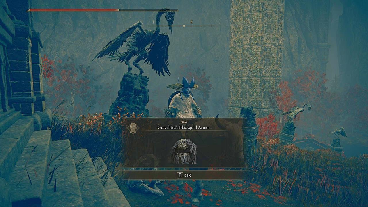 Gravebird Blackquill's Armor location