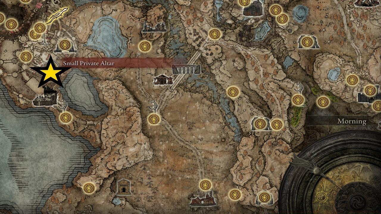 Map: Hornsent Grandam and Storeroom Key location