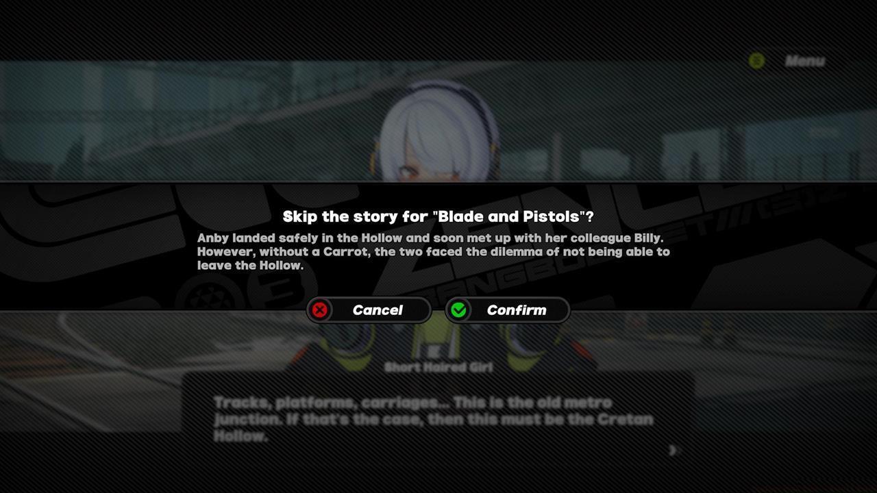 Speeding up the process: The skip button and character levels