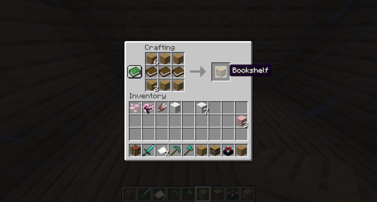 The recipe for a Bookshelf