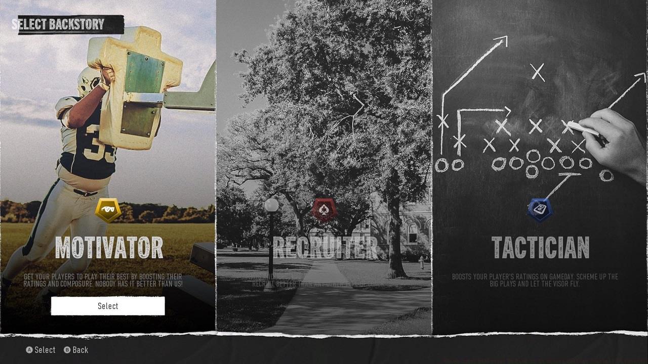 College Football 25 coach backstories