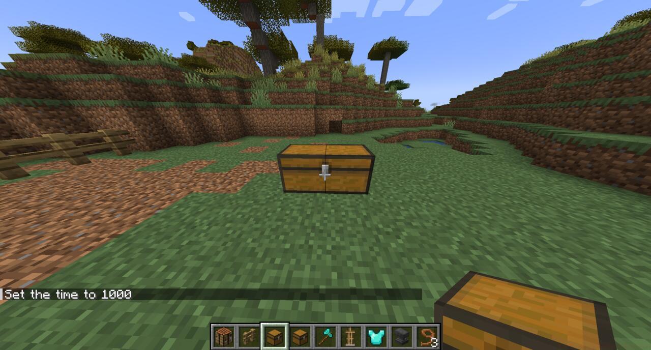 Combining two chests in Minecraft