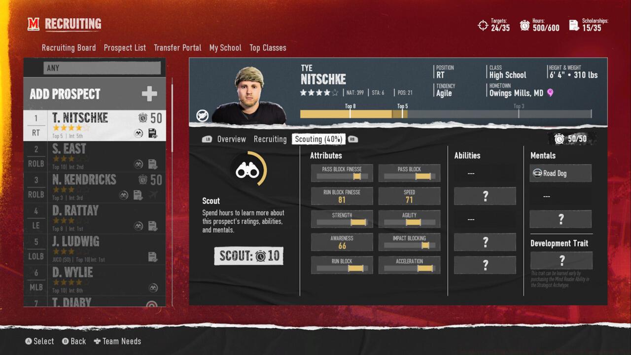 Target Hours & Scholarships