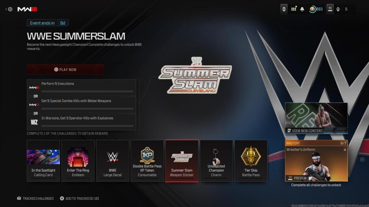 Weapon sticker application