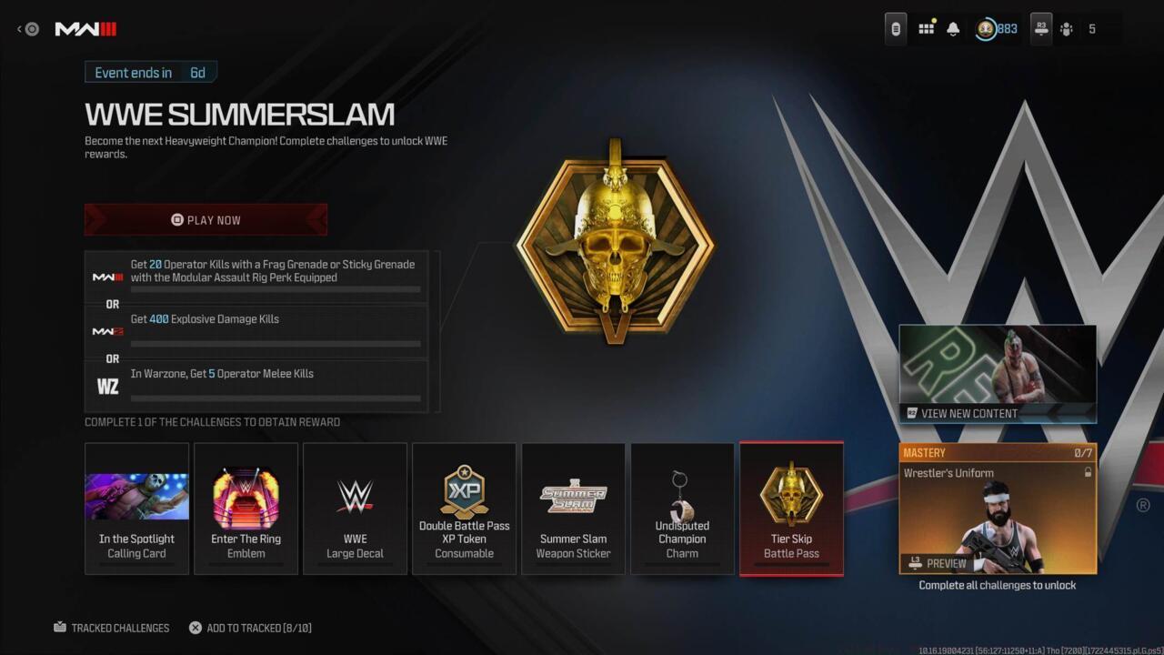 Battle pass tier skip