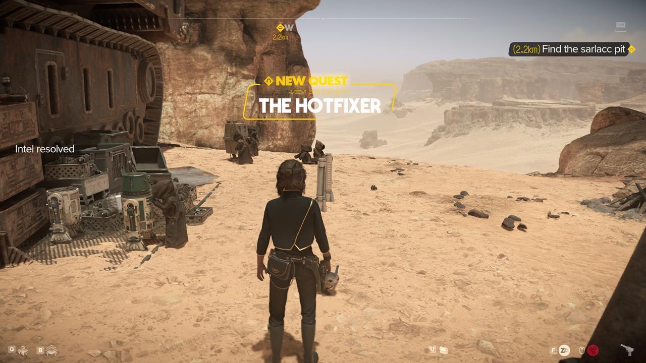 Teeka the Hotfixer will repair your ship's auto-turrets.